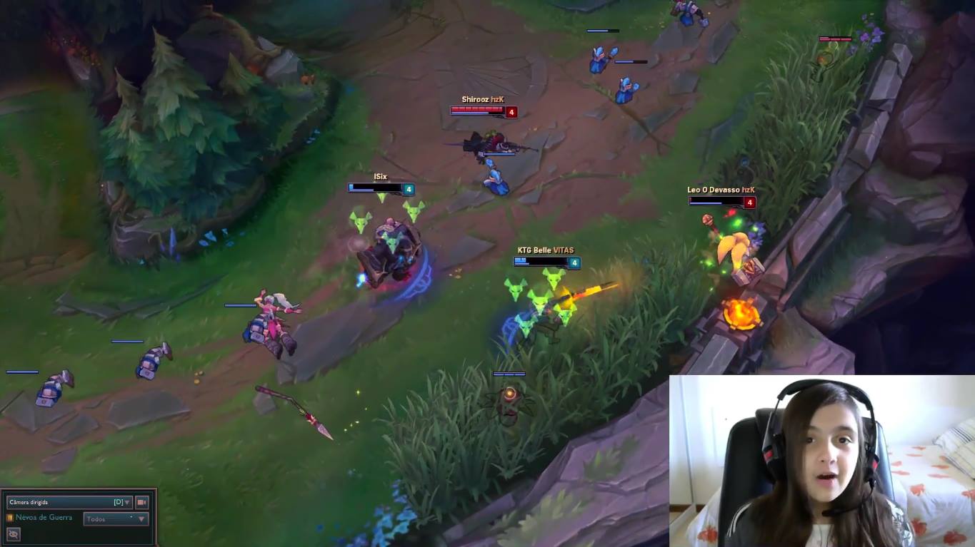 Conheça Belle, a menina de 10 anos, platina V que encantou na Twitch