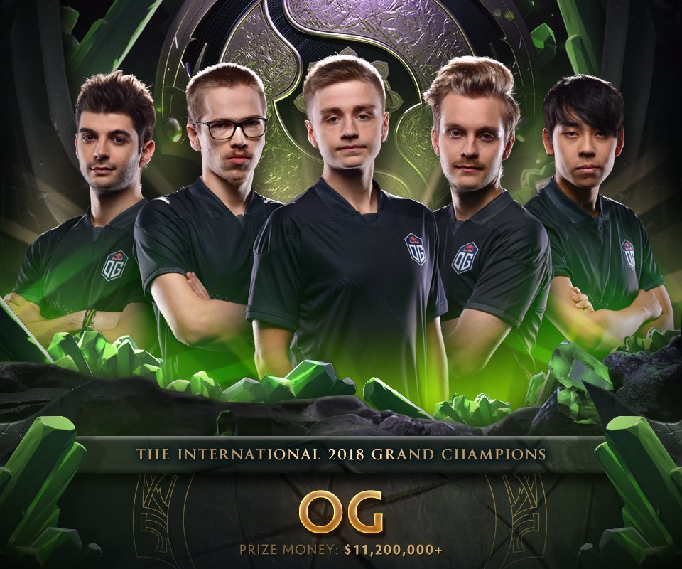 OG vence o The International 2018 e fatura 11 milhões de dólares