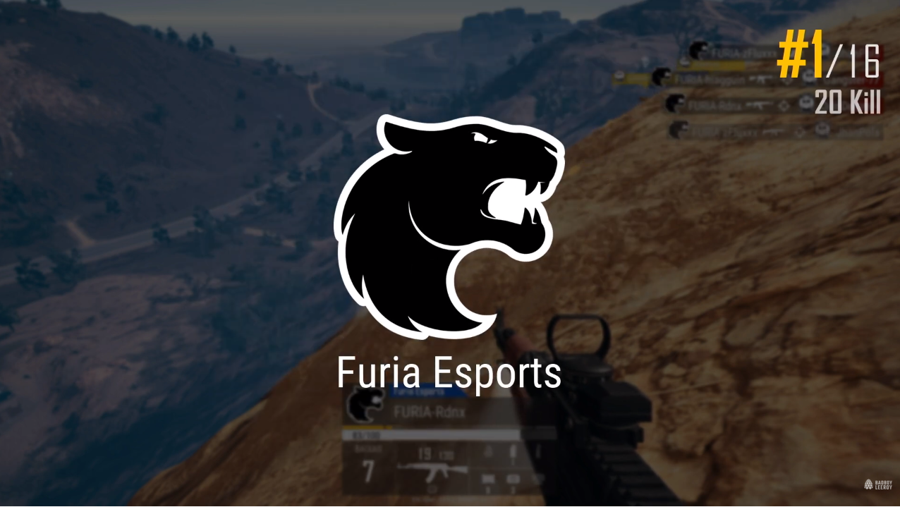 FURIA domina quedas e se aproxima da liderança da LA League de PUBG