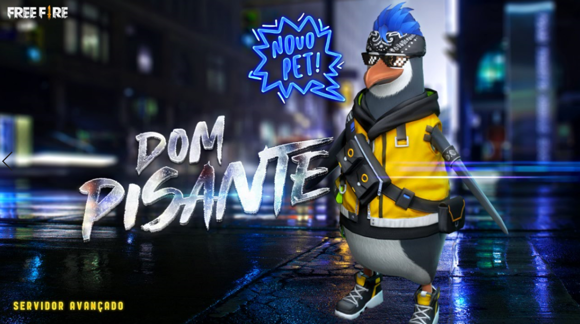 Free Fire: Garena anuncia Dom Pisante como novo pet