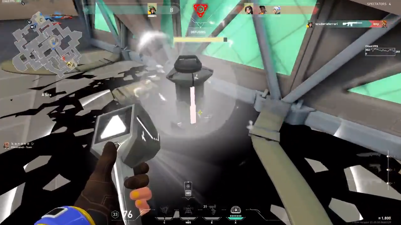 Valorant: Jogador vence rodada com defuse incrível ao 0,01 segundos