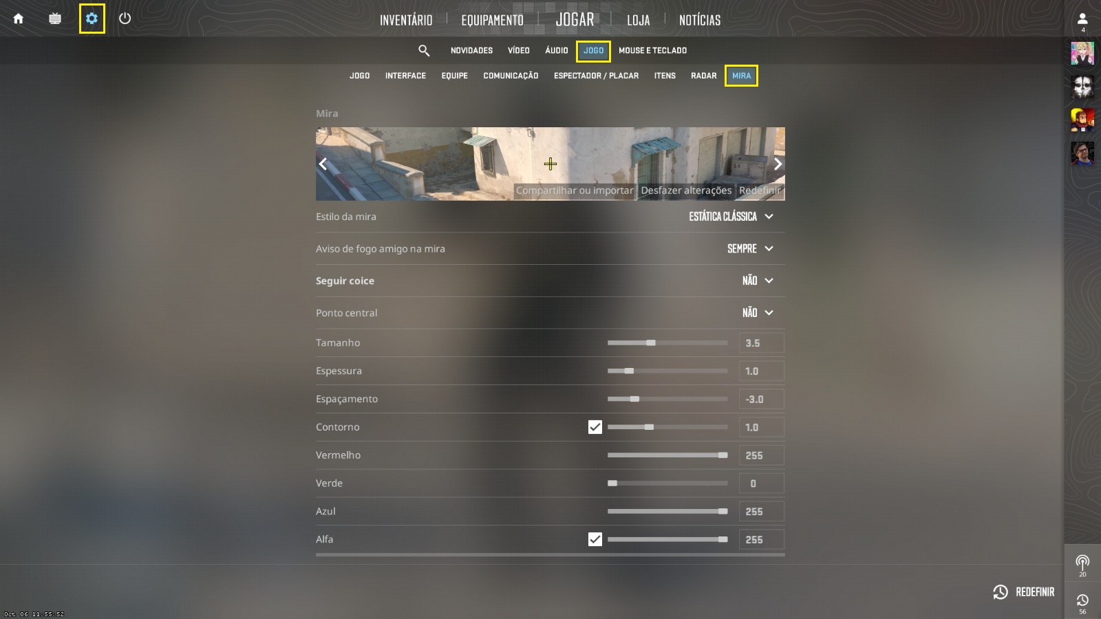 Mira no CS2: como configurar, códigos e quais as melhores