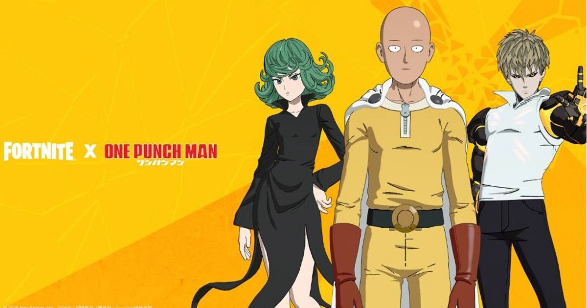 Fortnite: Jogo terá colaboração com One Punch Man