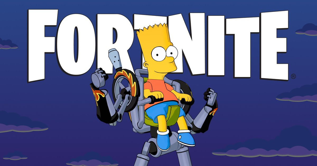 Fortnite: Bart passa trotes como “Meubi Lau” e “Cuca Beludo” em evento com Os Simpsons