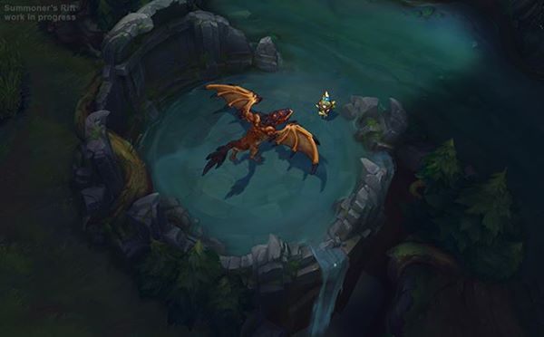 Comparação entre a velha e a nova Summoner’s Rift!