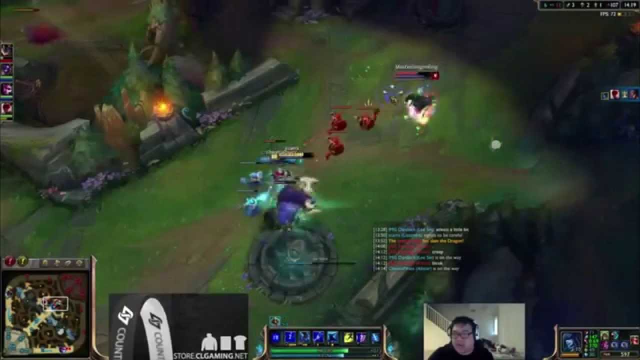 Lee Sin Esbanjando Mecânicas na Stream do Scarra