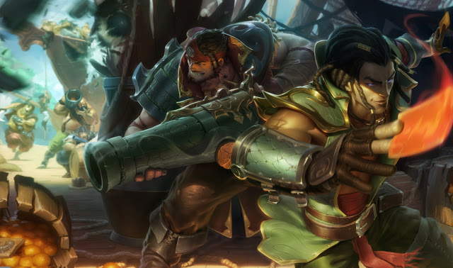 PBE 7/7 – Novas Skins para Aatrox, Twisted Fate, Graves, Garen e Quinn