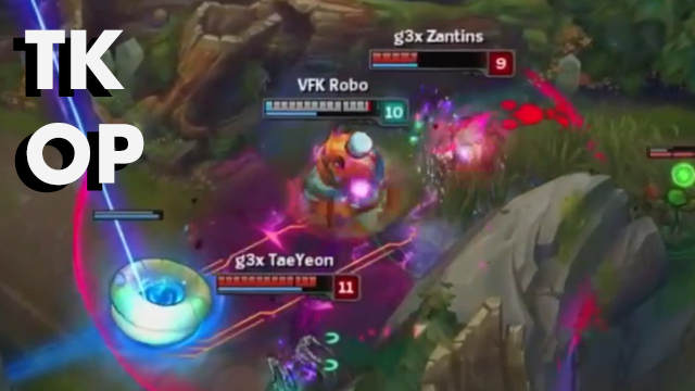 Incrível jogada de Robô com Tahm Kench em Keyd vs G3X