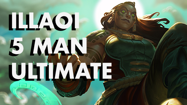O que acontece quando a Illaoi ulta em 5 adversários?