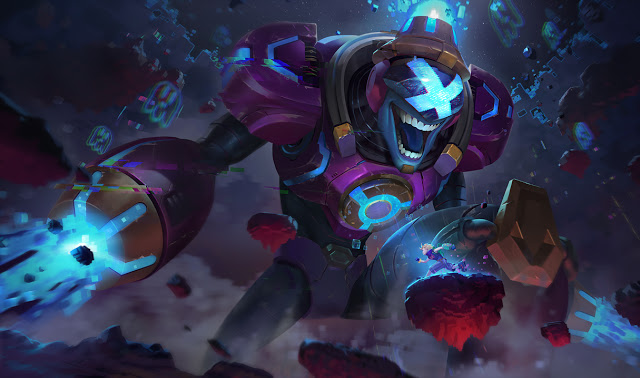 PBE 31/7 – Splash Art da Battle Boss Brand e mudanças no nerf do Galio
