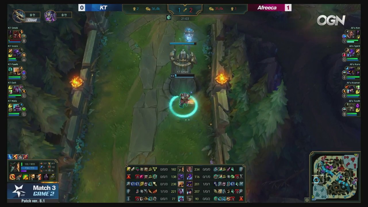 Jogada – Smeb faz fuga incrível na LCK em KT vs Afreeca Freecs