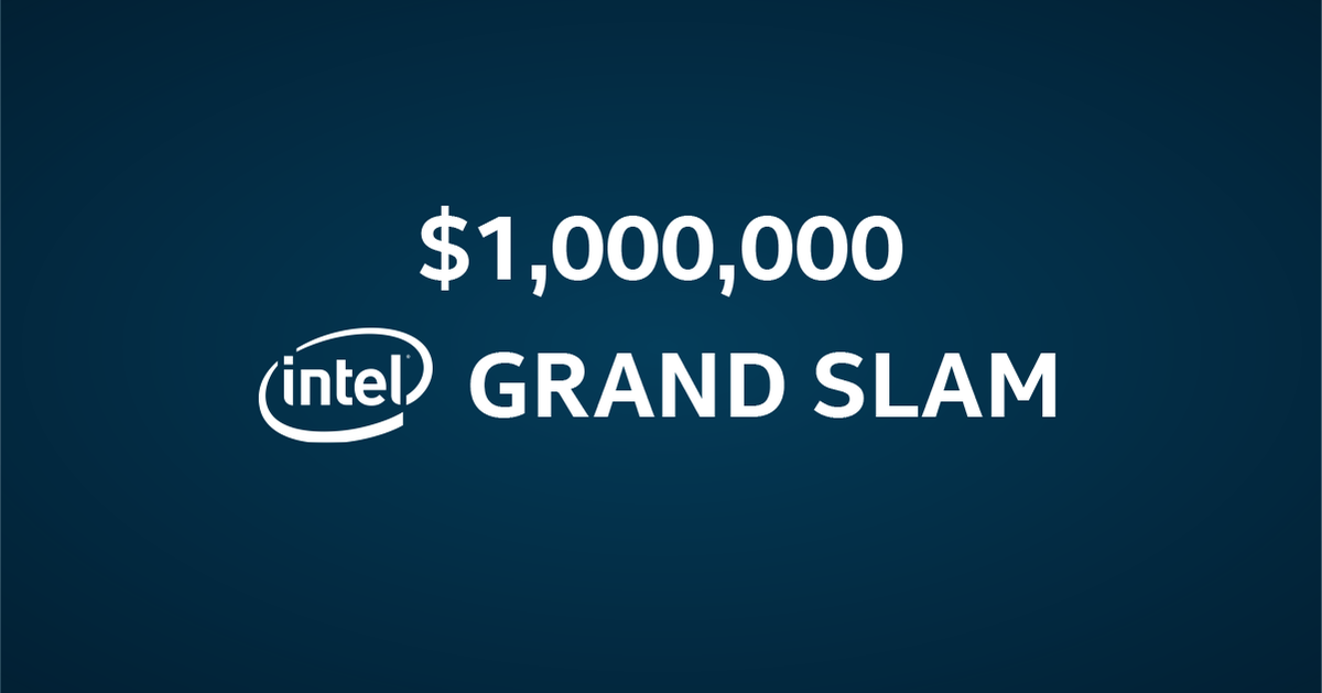 Conheça o Intel Grand Slam, circuito que premiará seu vencedor com 1 milhão de dólares