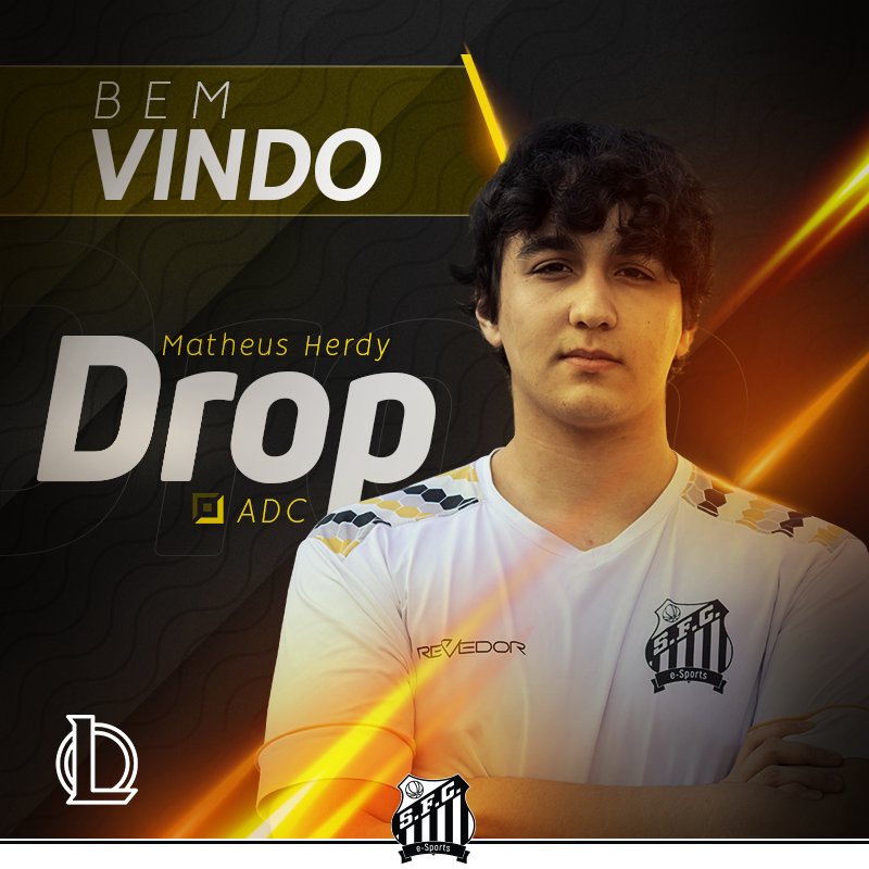 Drop é o novo adcarry do Santos E-Sports