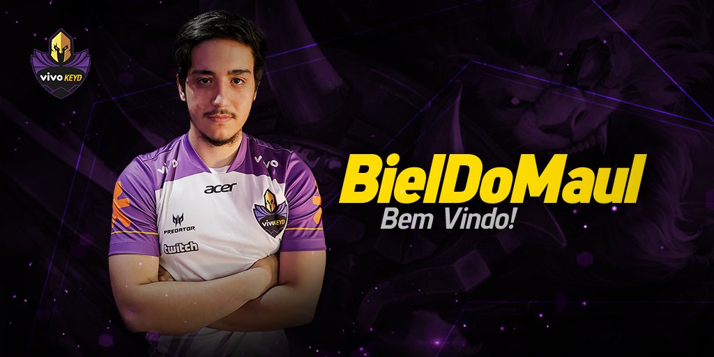 Com segundo bootcamp na Coreia já marcado, BielDoMaul é contratado pela Vivo Keyd