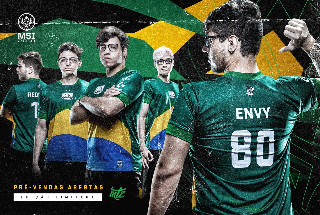 LoL: INTZ lança uniforme comemorativo com as cores do Brasil antes do MSI