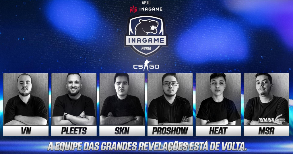 CS:GO: FURIA anuncia nova line-up Academy