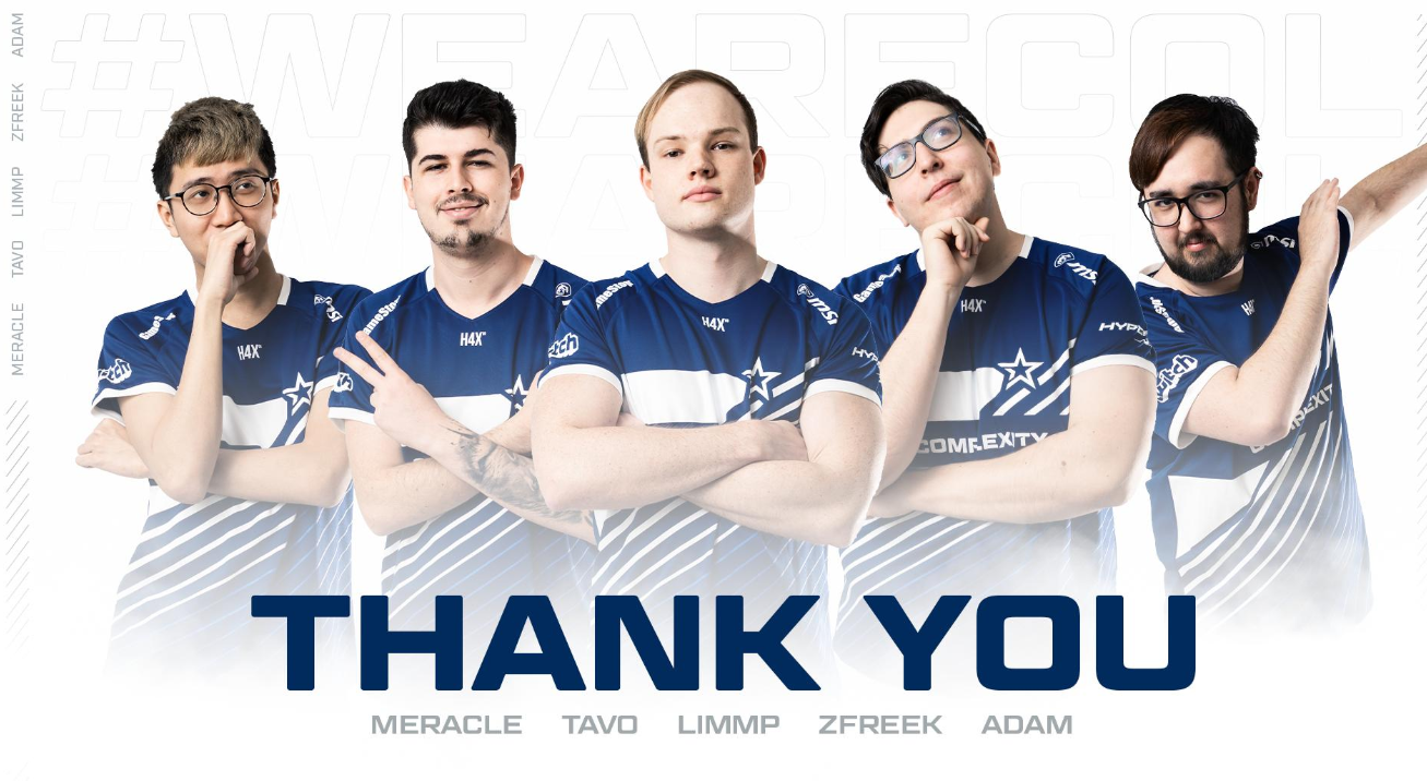 Dota 2: Tavo e seus companheiros são dispensados da CompLexity