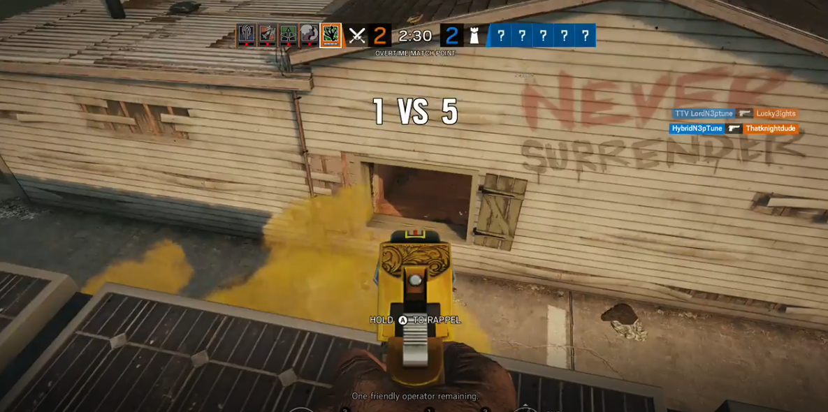 Rainbow Six: Jogador desiste da rodada mas o time adversário comete o maior vacilo, confira