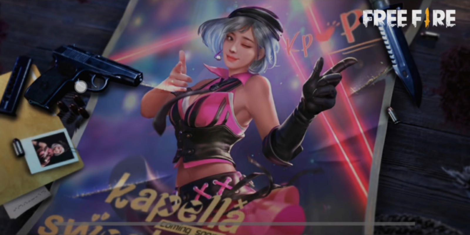 Free Fire: Nova personagem Kapella está disponível no Servidor Avançado