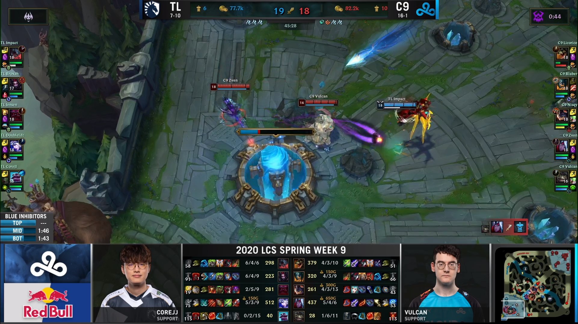 LoL: Cloud9 aplica backdoor para eliminar Team Liquid da LCS 2020