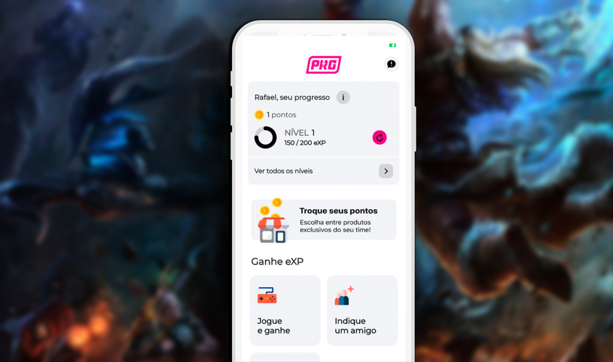 LoL: PRG lança aplicativo para sócio-torcedores