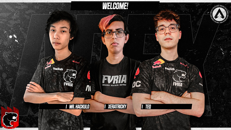 Com trio norte-americano, FURIA anuncia entrada no Apex Legends