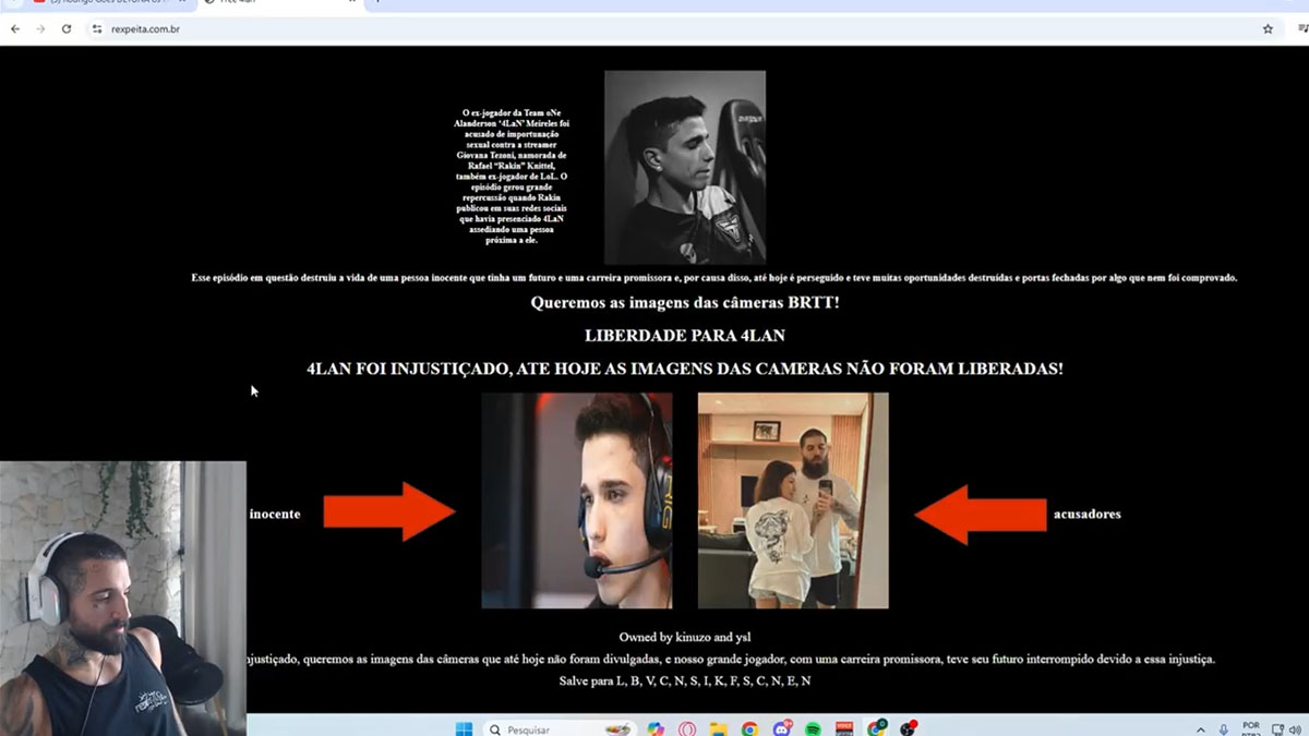 LoL: brTT tem site de sua marca invadido durante live