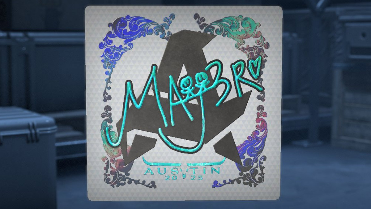 CS2: Jogador do Major desenha os filhos no próprio adesivo