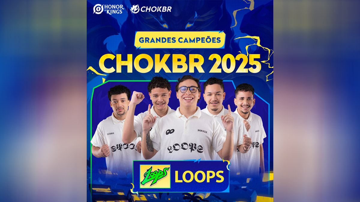 Honor of Kings: Loops Esports conquista o título da CHOKBR Fall 2025