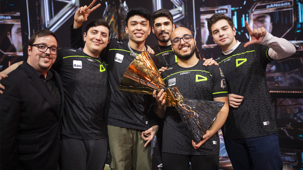 Todos os titulos da LOUD no VALORANT