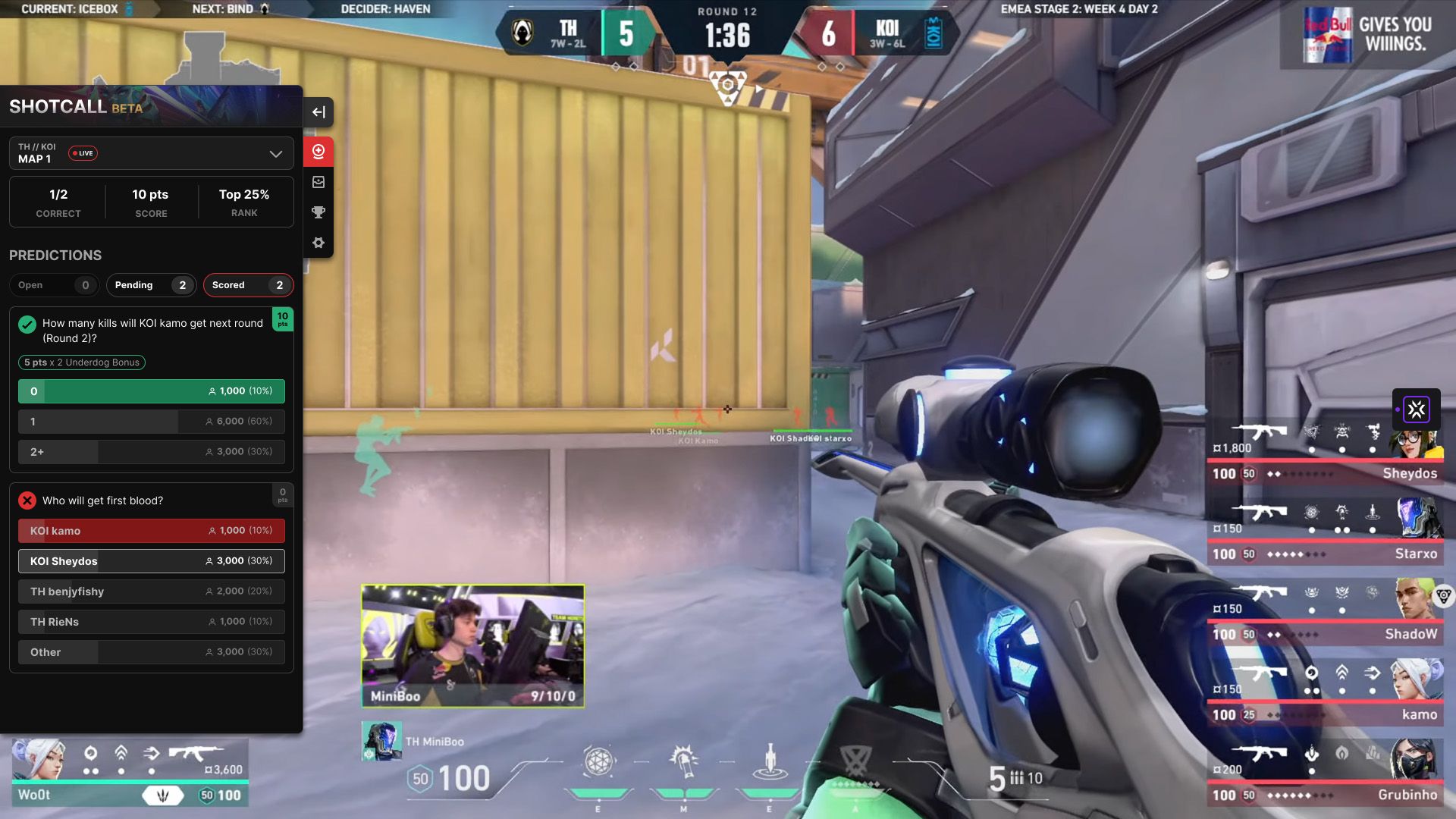 VCT Americas 2025: VALORANT: Riot lança Shotcall, minijogo de previsões ao vivo durante o torneio