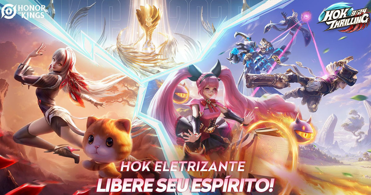 Honor of Kings: Atualização “Eletrizante” tem nova heroína e modo inédito
