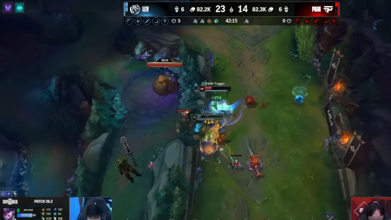 CBLOL 2026: “O ADC tinha 8 mil de vantagem de ouro…”, comunidade gringa reage LEV x paiN