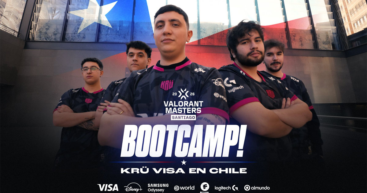 VALORANT: KRÜ fará bootcamp no Chile durante o Masters Santiago 2026