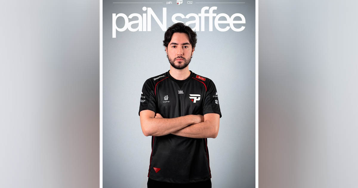 CS2: paiN anuncia retorno de saffee para vaga deixada por nqz