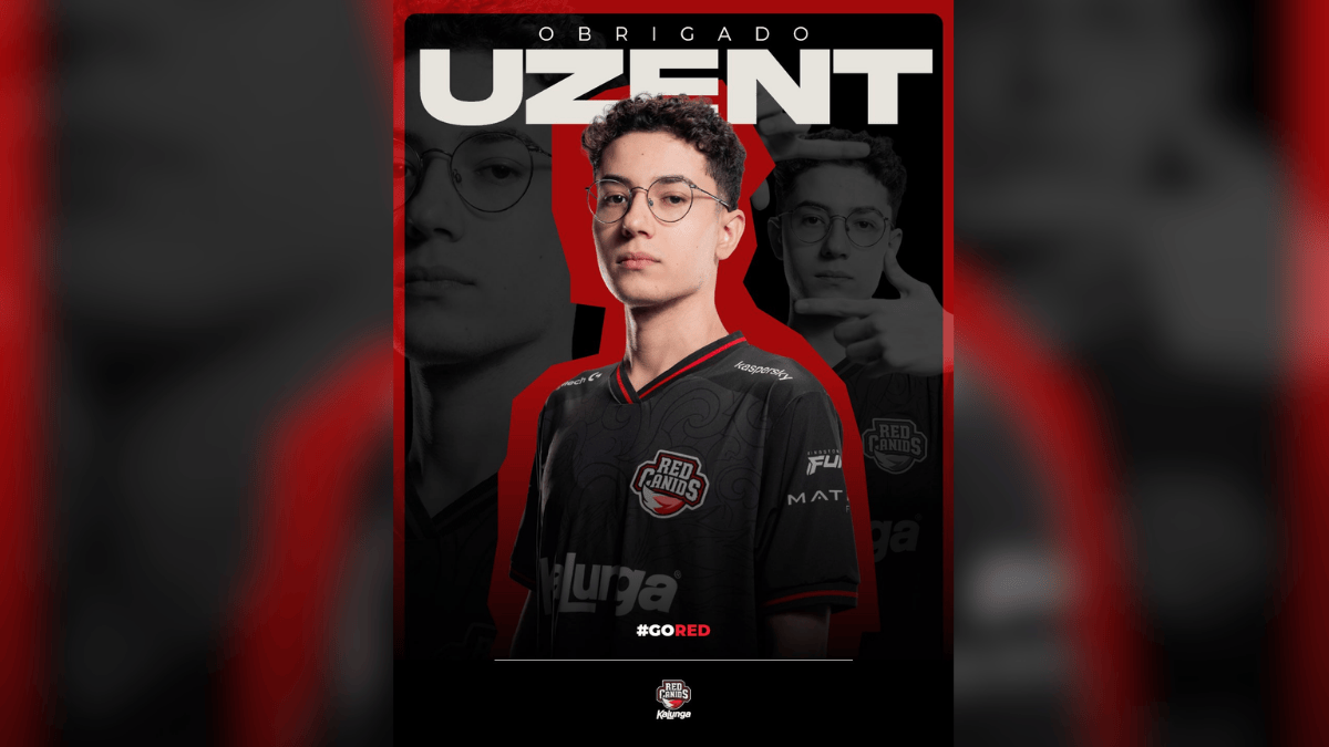 CBLOL 2026: RED Canids oficializa saída de uZent, alvo da LOUD