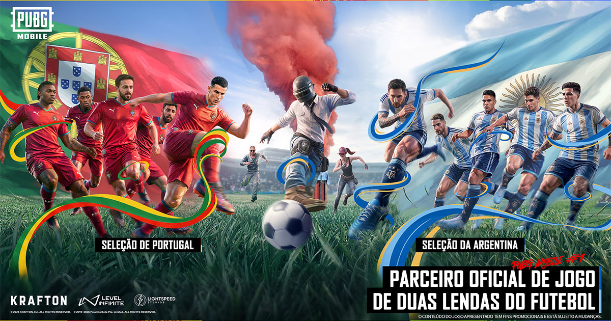 PUBG MOBILE: Temporada Flame On Football traz seleções nacionais ao jogo